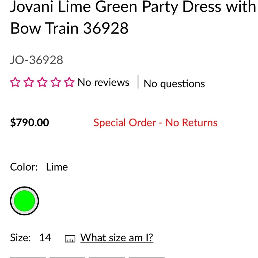 Jovani Black Party Dress - Picture 10 of 11